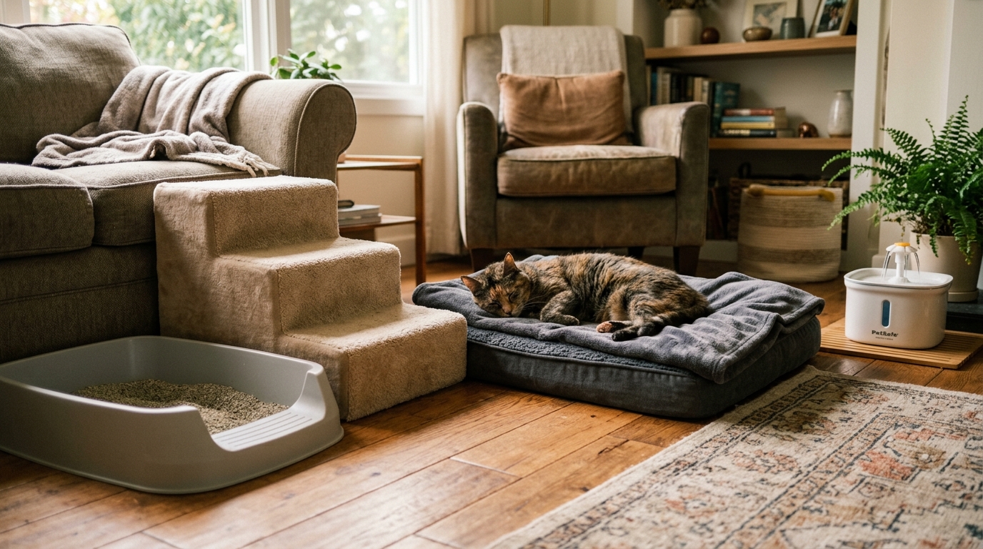 Home Modifications for Arthritic Cats